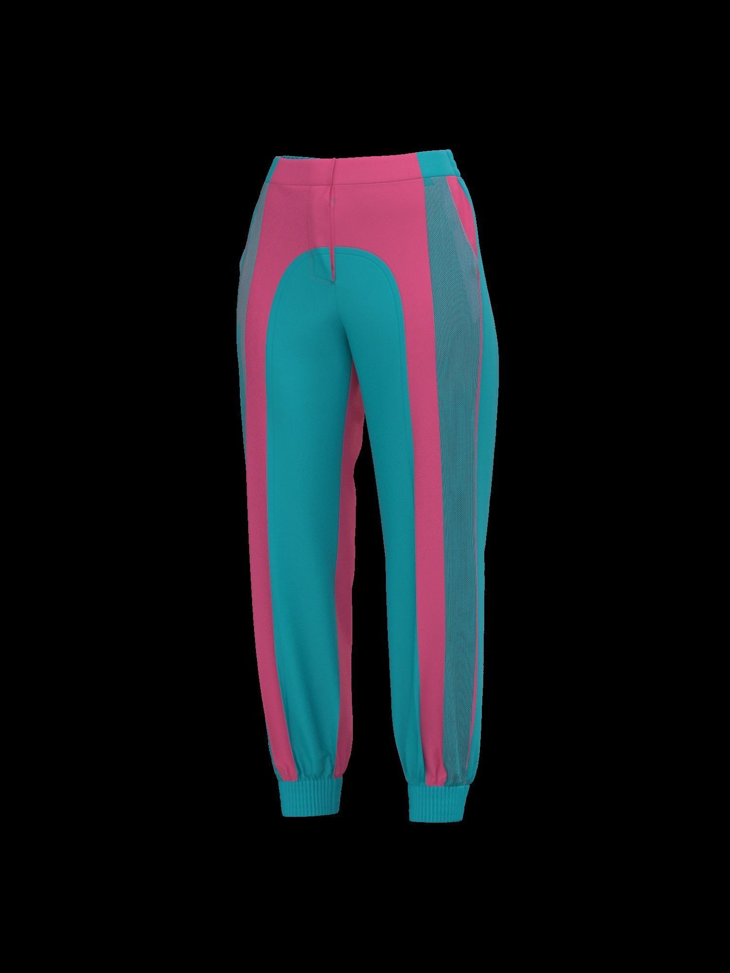 Female pant 3D model_16