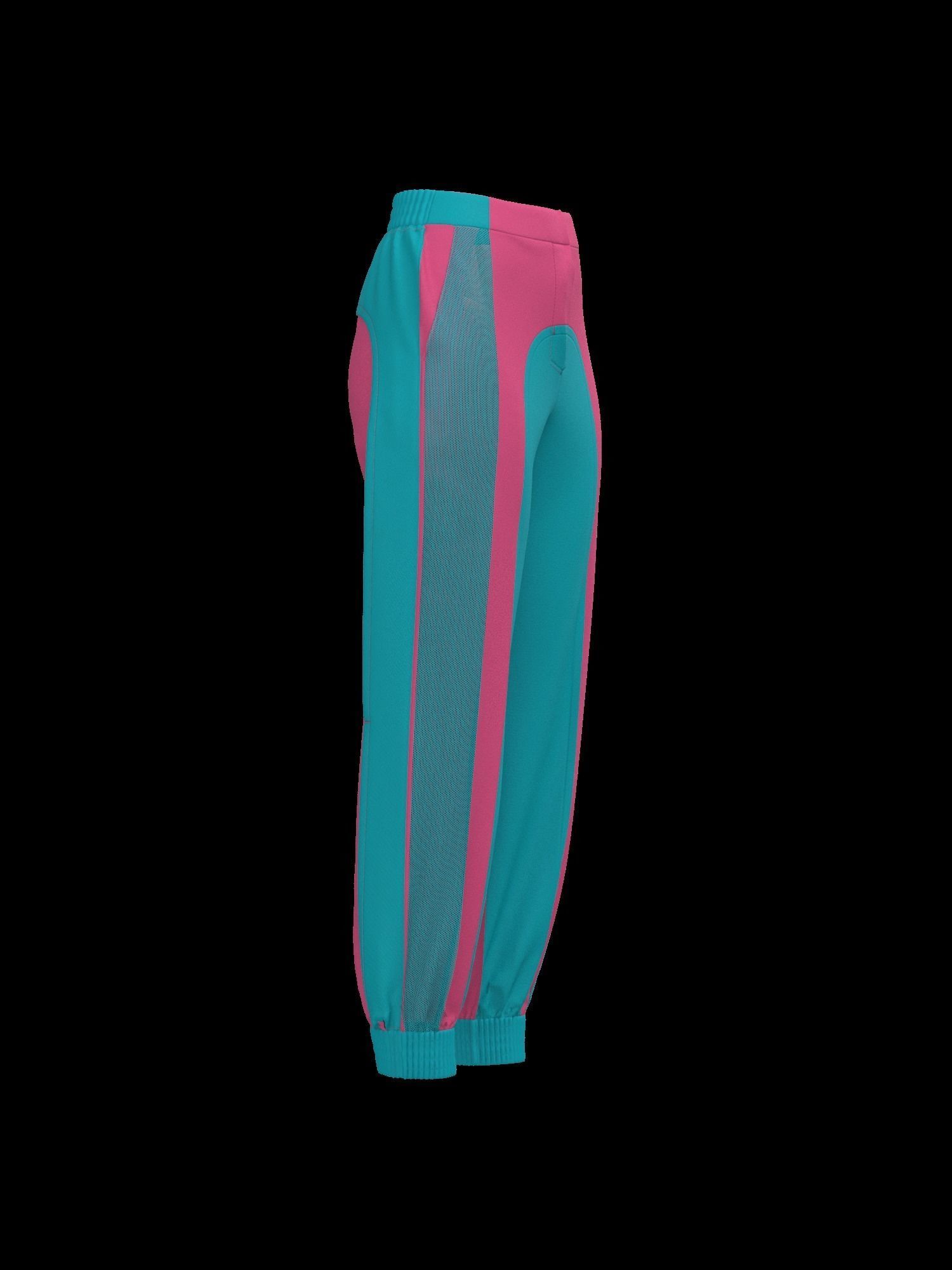 Female pant 3D model_3