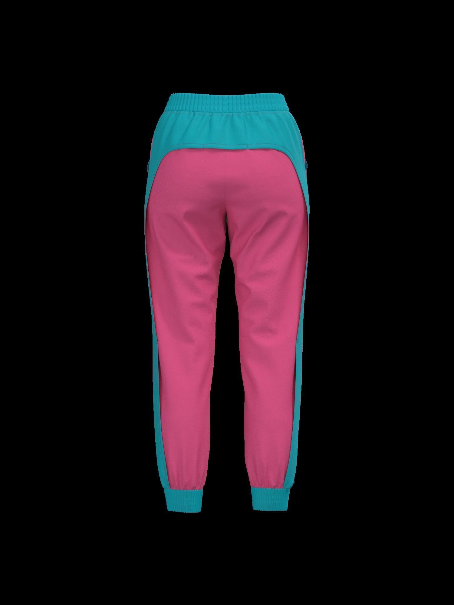 Female pant 3D model_9