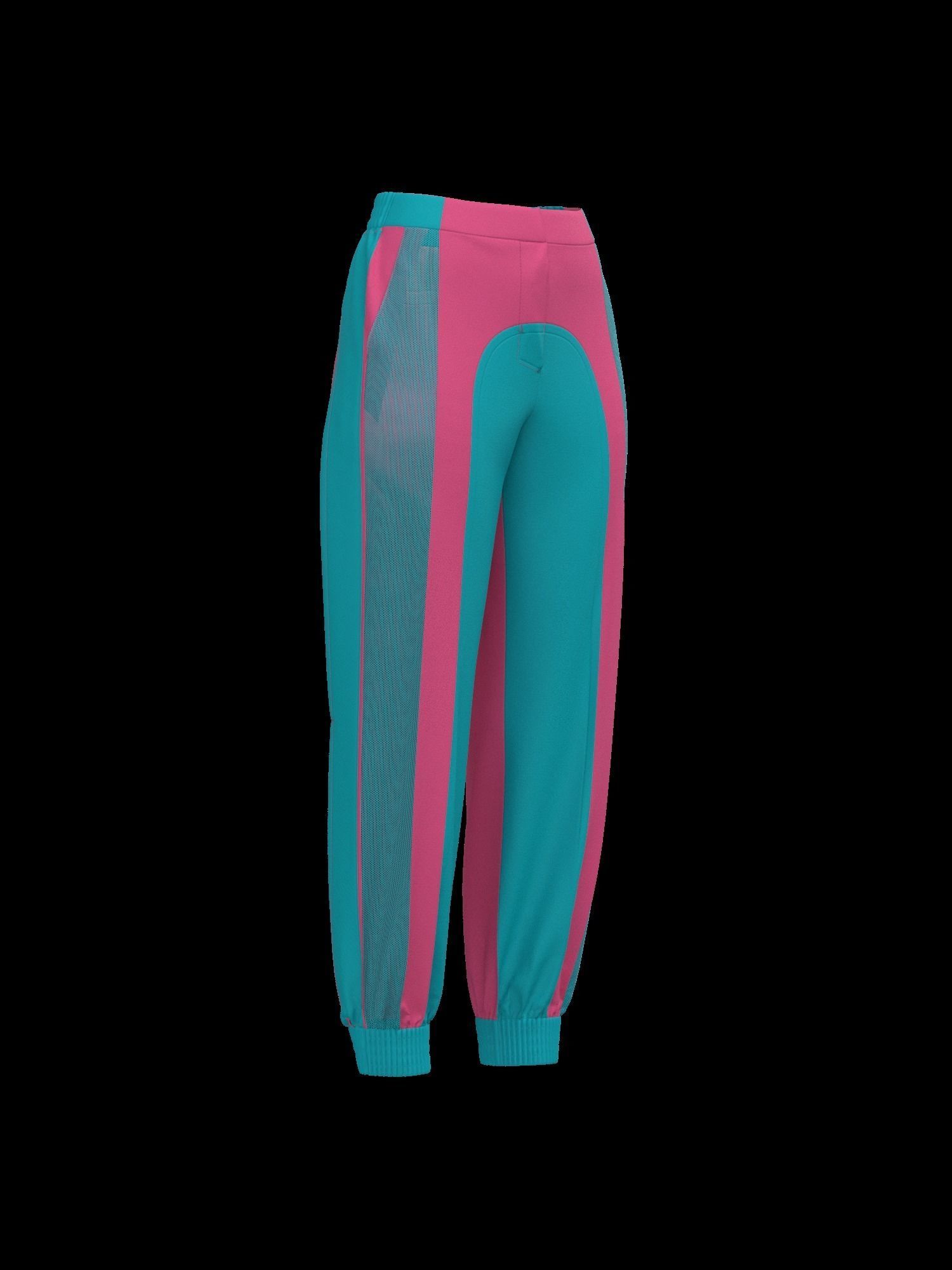 Female pant 3D model_6