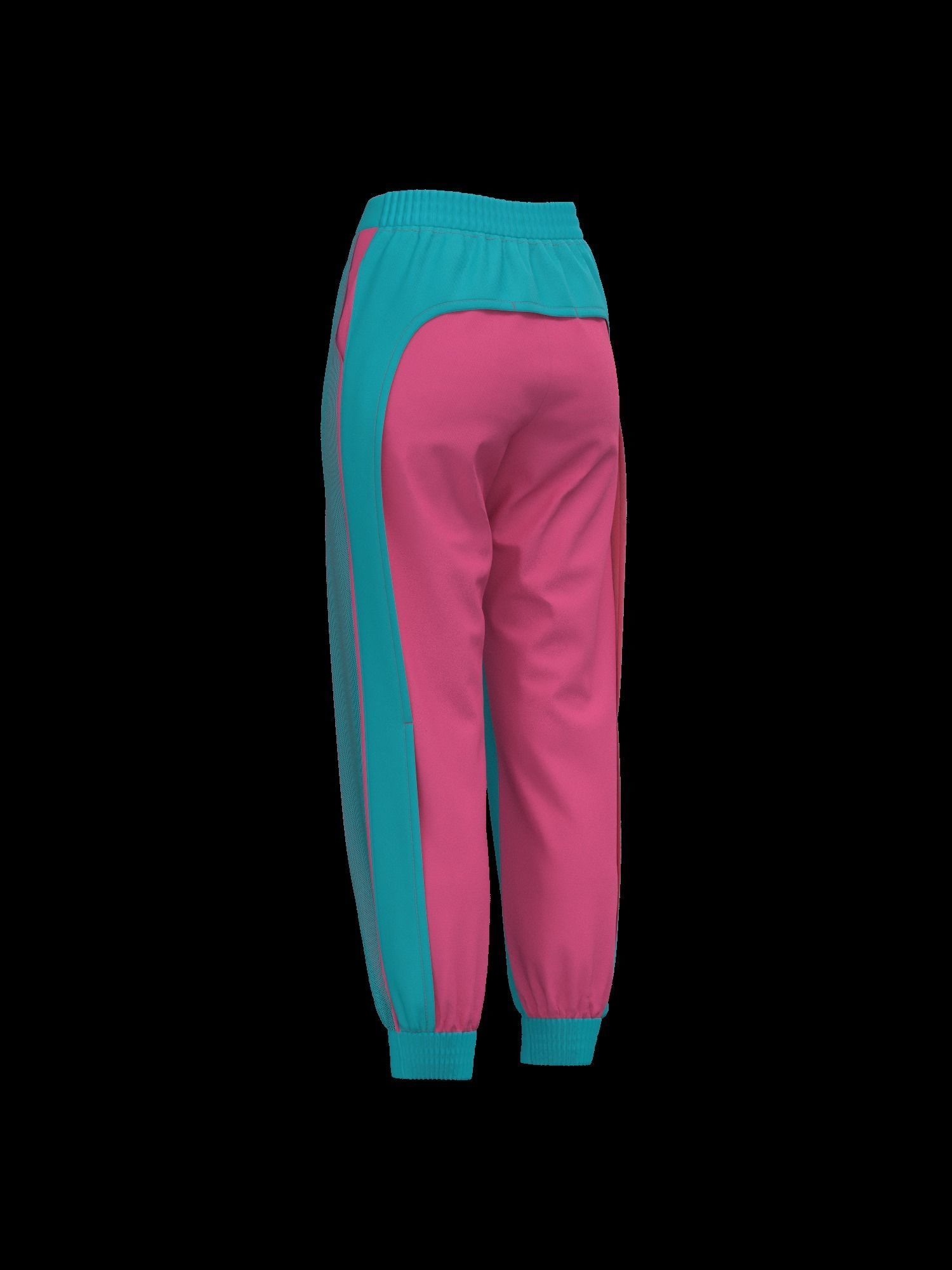 Female pant 3D model_12