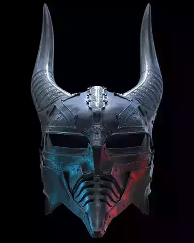 Anubis mask X - Highpoly