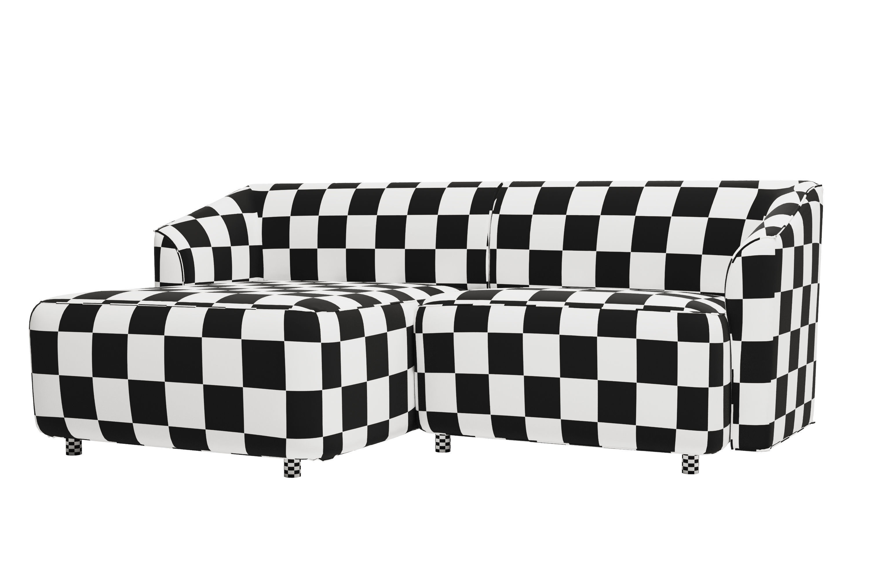 Sofa LEDRO chaiselong 3D model_8