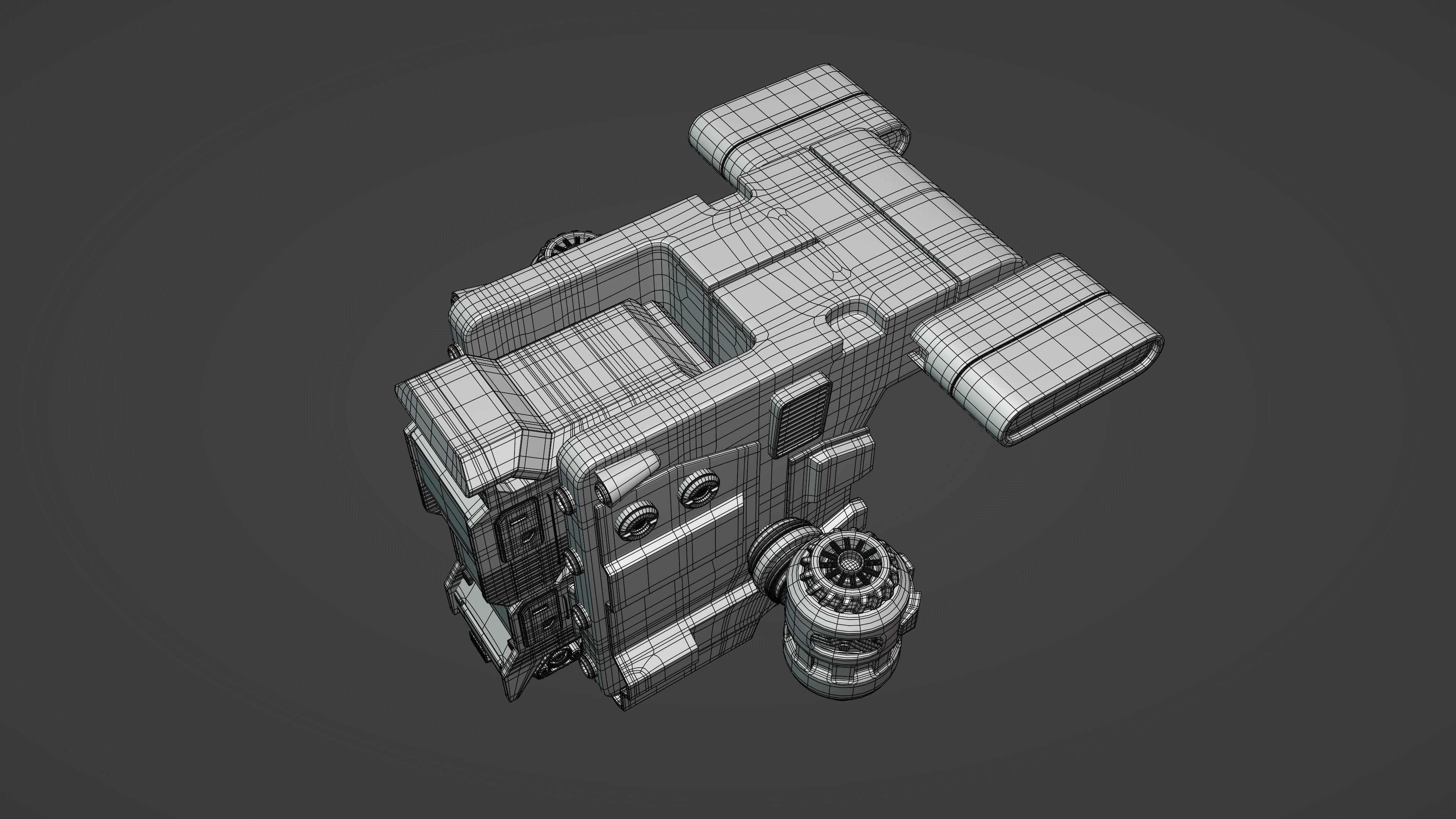 Basic human spaceship 3D model_6