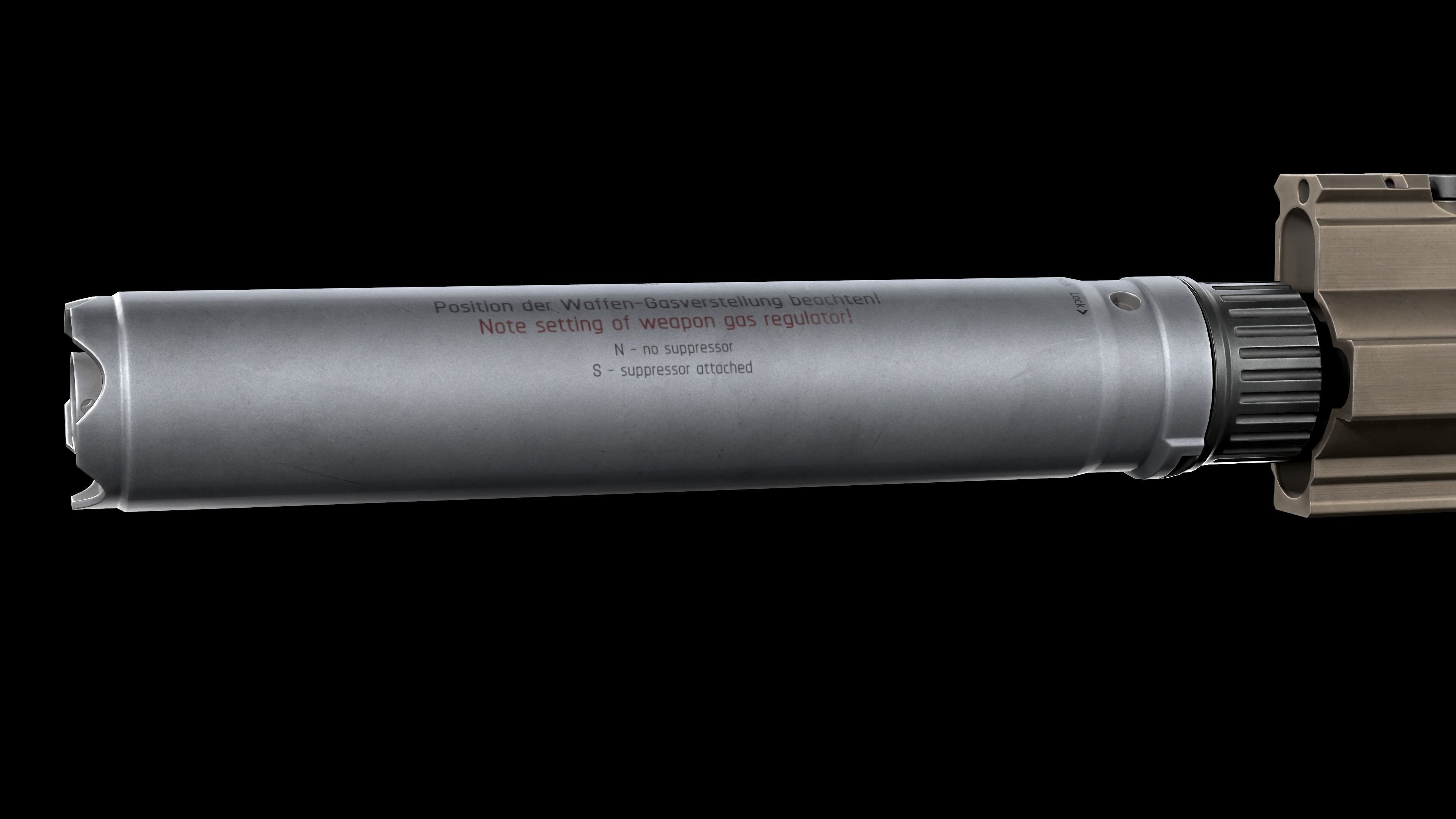 Tactical Modular Sniper Rifle HK G28 and G28 patrol 3D Model Collection_23