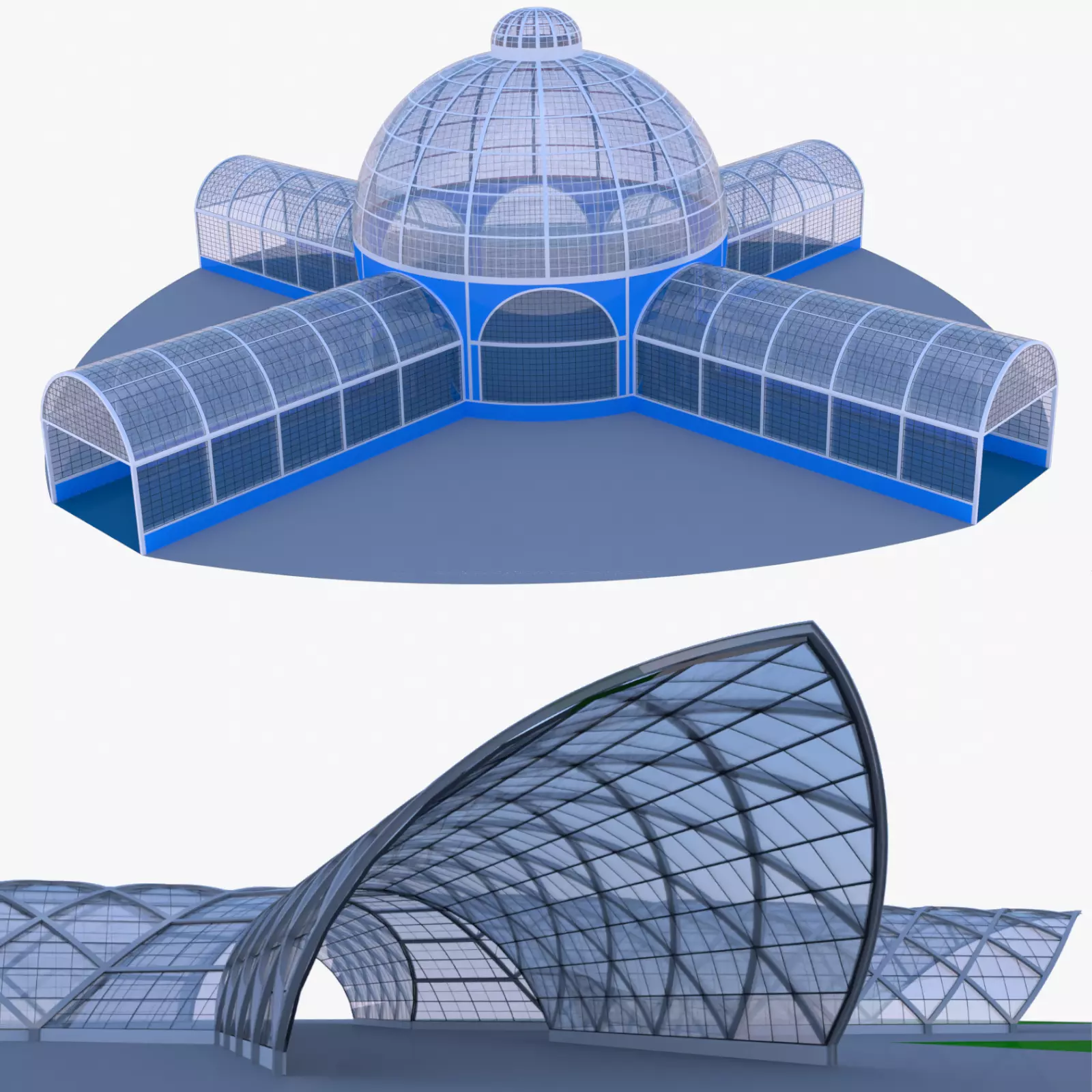 Glass buildings collection _0