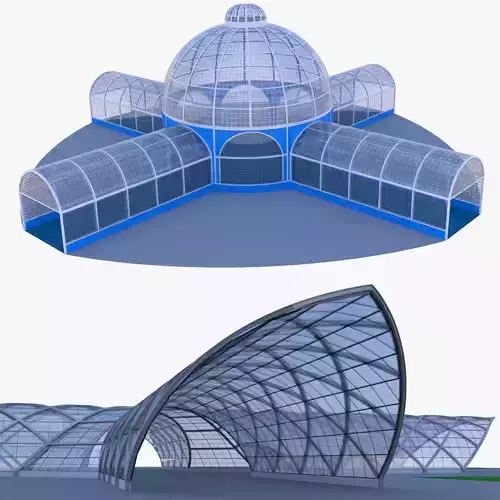 Glass buildings collection 