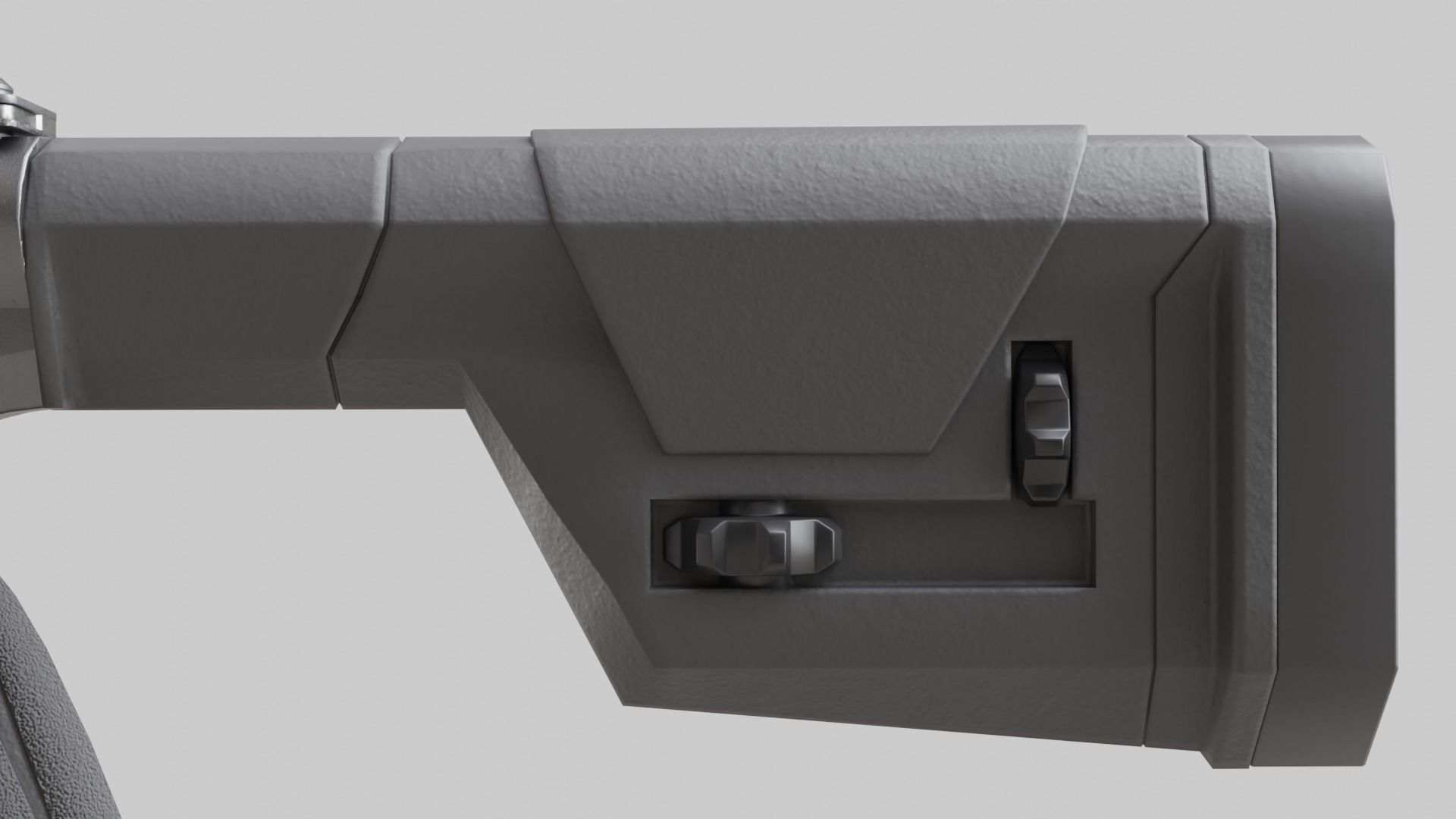 M416 Realistic assault rifle 3D model_15