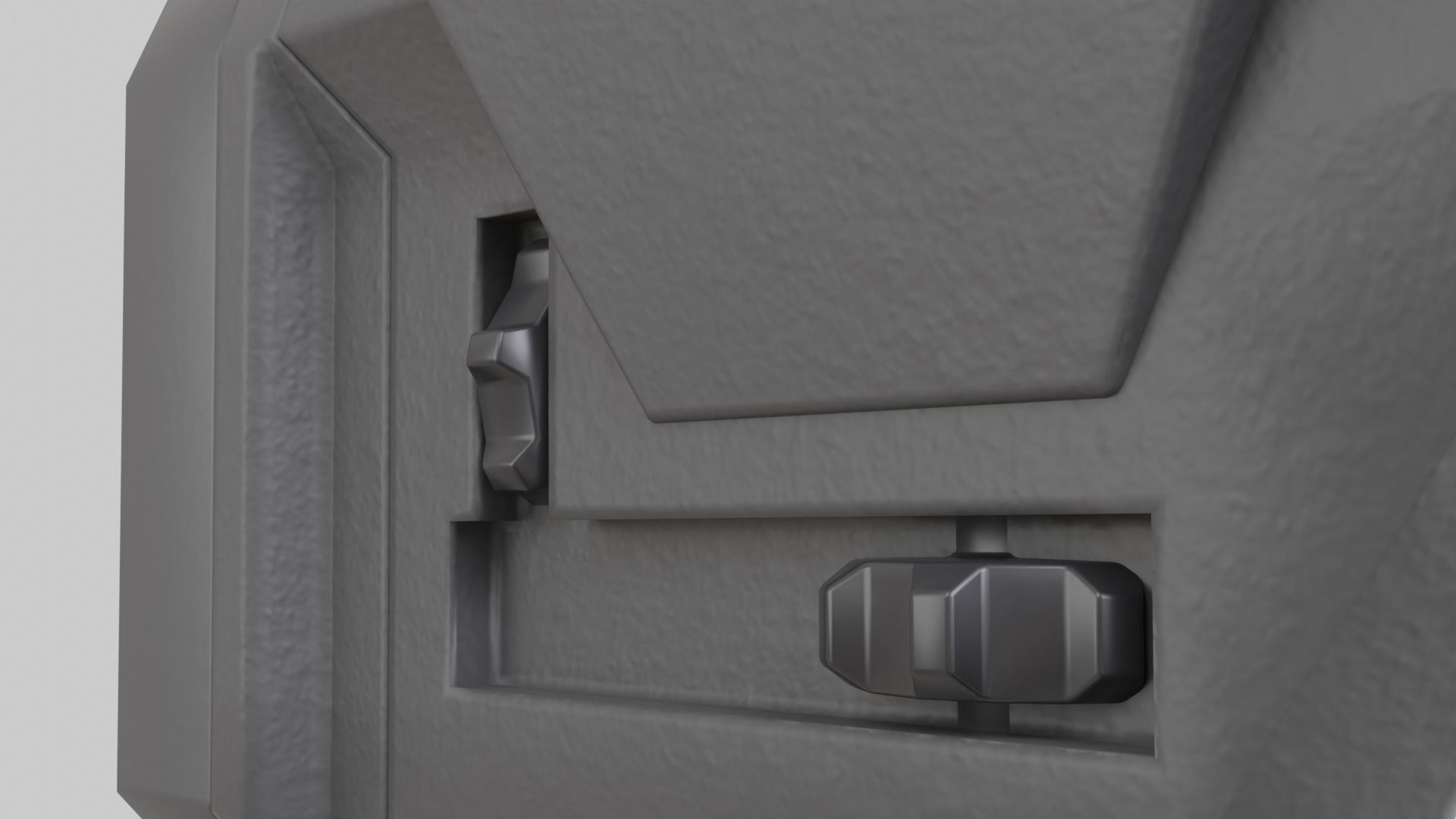 M416 Realistic assault rifle 3D model_17