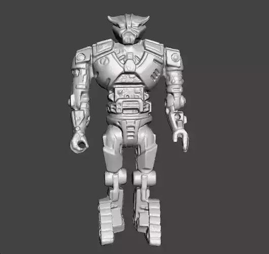 CAPTAIN POWER BLASTARR 1986 TOY 4 INCH FIGURE BIO DREAD 3D print model