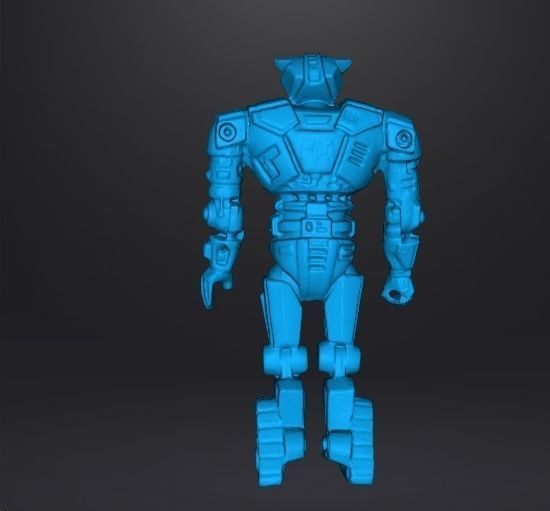 CAPTAIN POWER BLASTARR 1986 TOY 4 INCH FIGURE BIO DREAD 3D print model_7