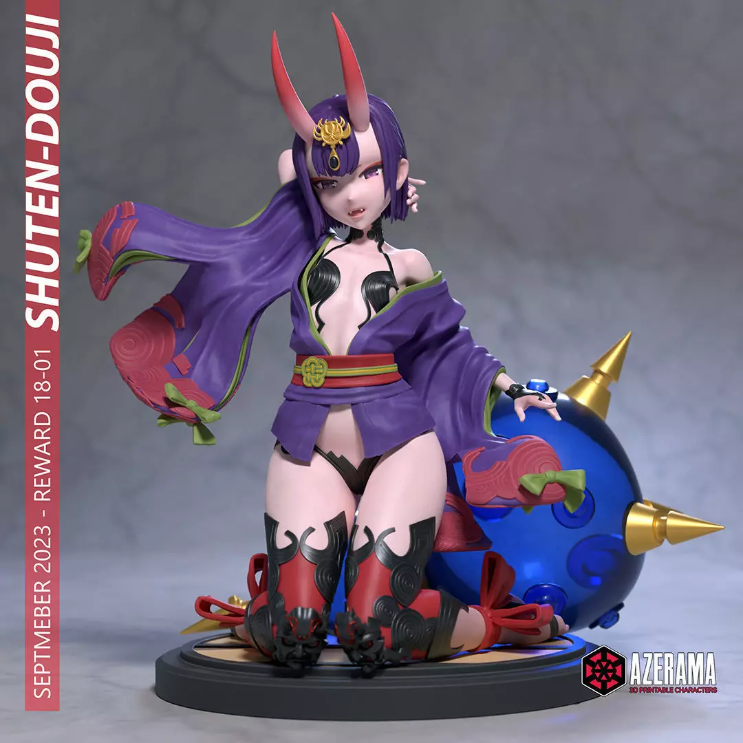 Shuten-Douji STL For 3D Printing 3D print model_0