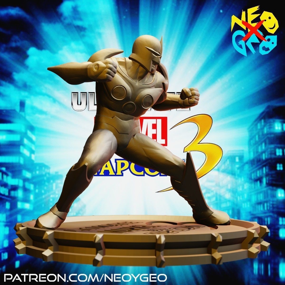 NOVA - MARVEL VS CAPCOM 3 3D model 3D printable | CGTrader