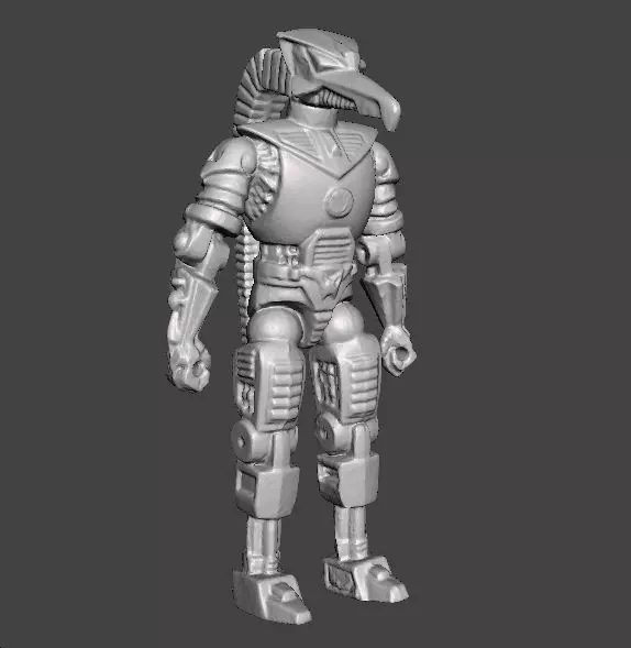 CAPTAIN POWER SOARON 1986 TOY 4 INCH FIGURE BIO DREAD 3D print model_0