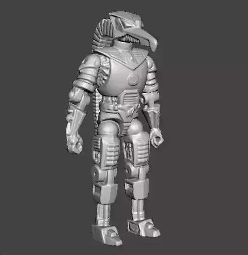 CAPTAIN POWER SOARON 1986 TOY 4 INCH FIGURE BIO DREAD 3D print model