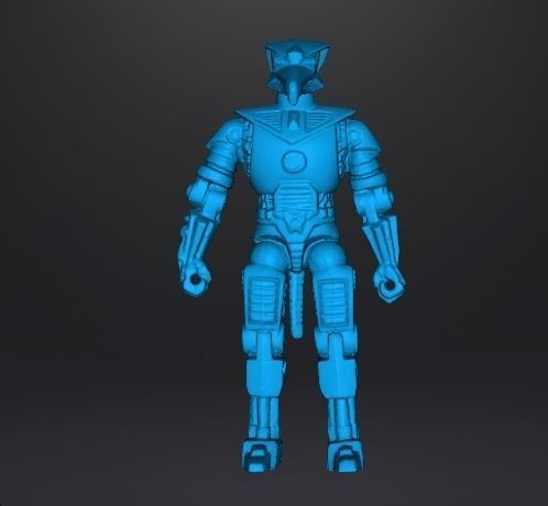 CAPTAIN POWER SOARON 1986 TOY 4 INCH FIGURE BIO DREAD 3D print model_8