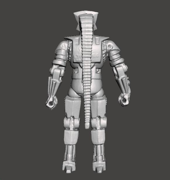 CAPTAIN POWER SOARON 1986 TOY 4 INCH FIGURE BIO DREAD 3D print model_3