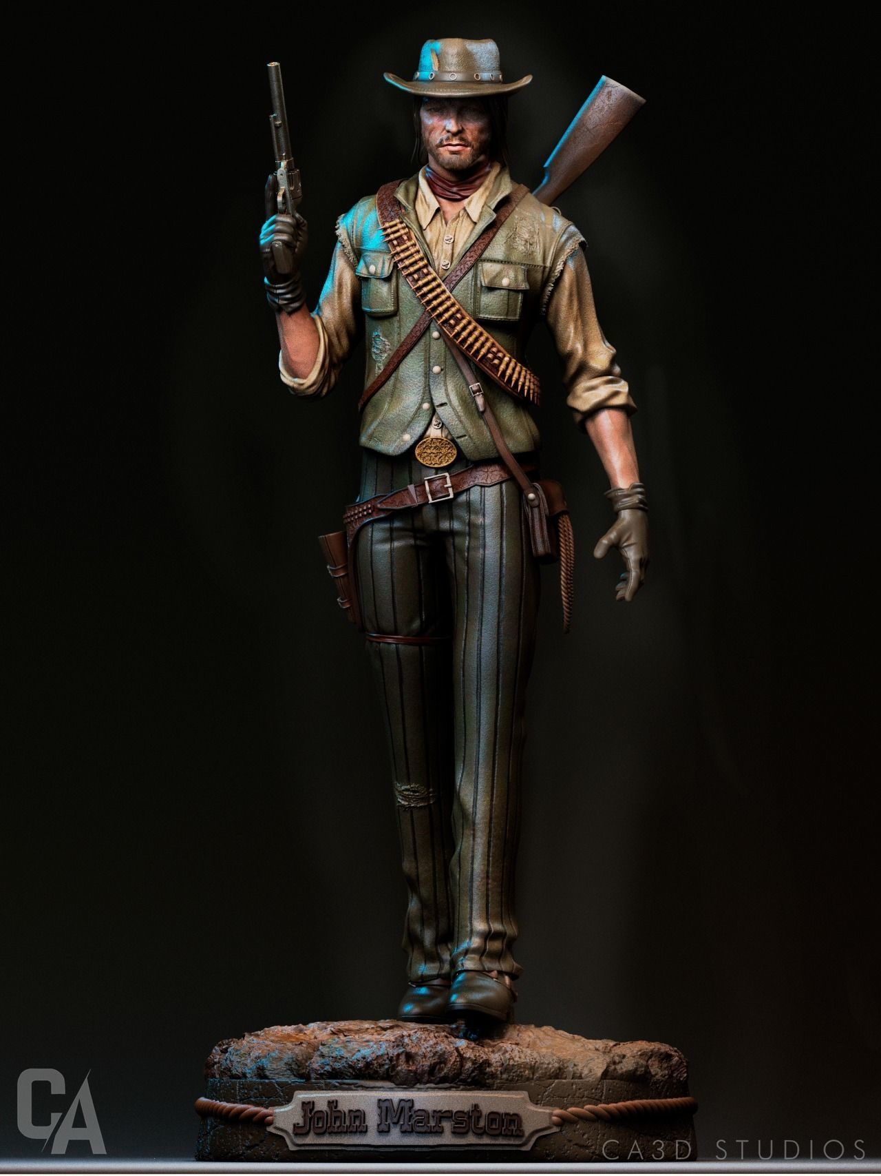 John Marston 3D Print 3D print model_1