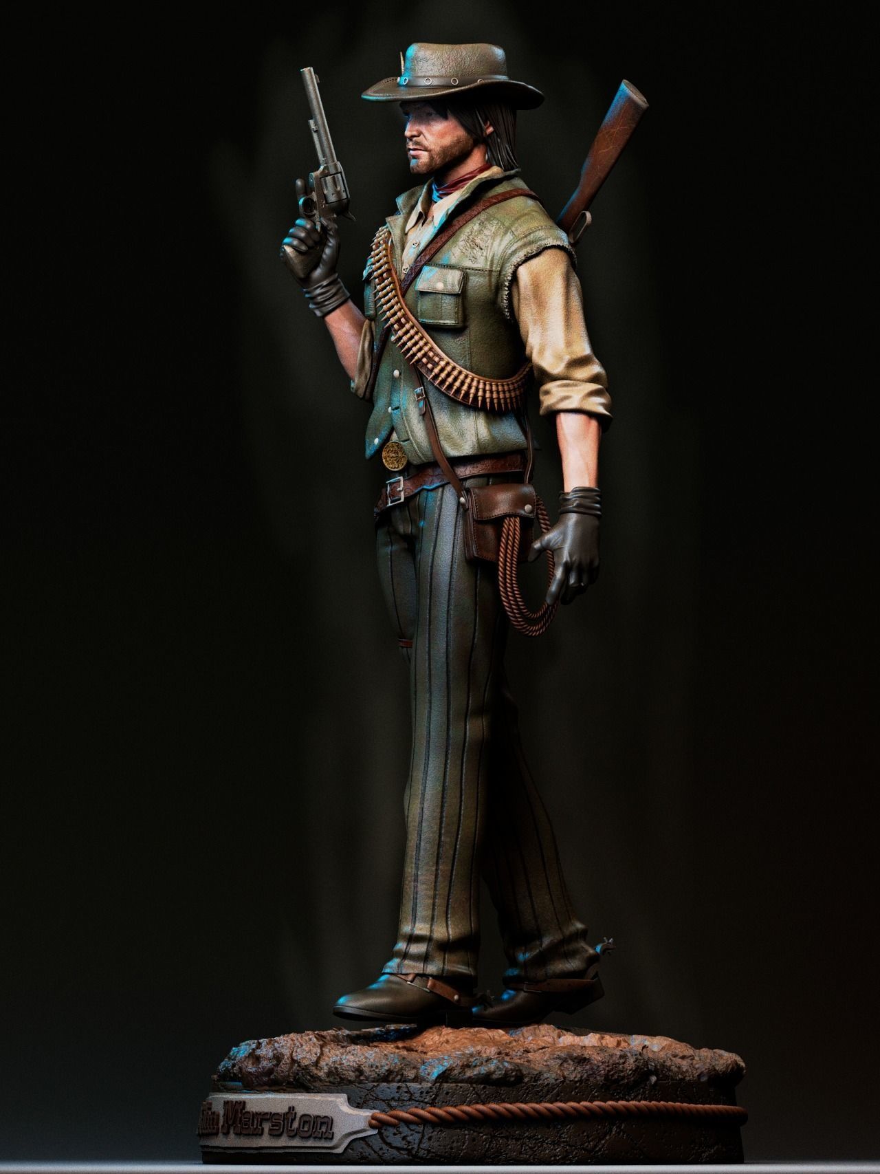 John Marston 3D Print 3D print model_2