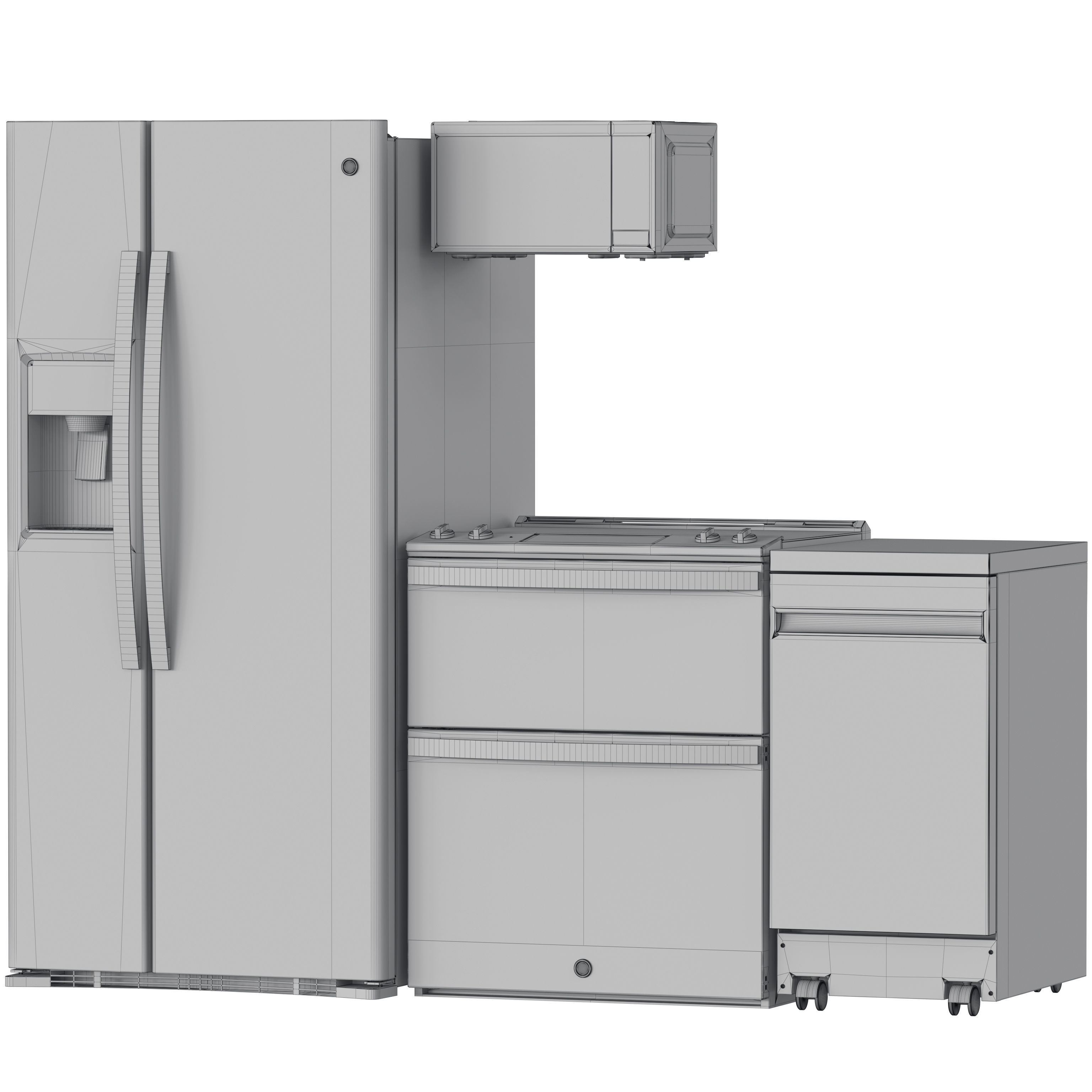 GE Appliance Collection 08 3D model_6
