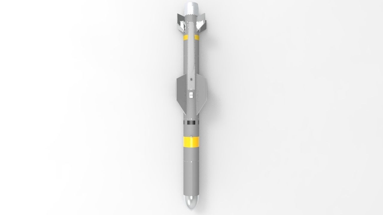 AGM-84 C Harpoon Anti-Ship Missile 3D print model_4