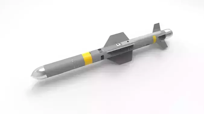 AGM-84 C Harpoon Anti-Ship Missile 3D print model