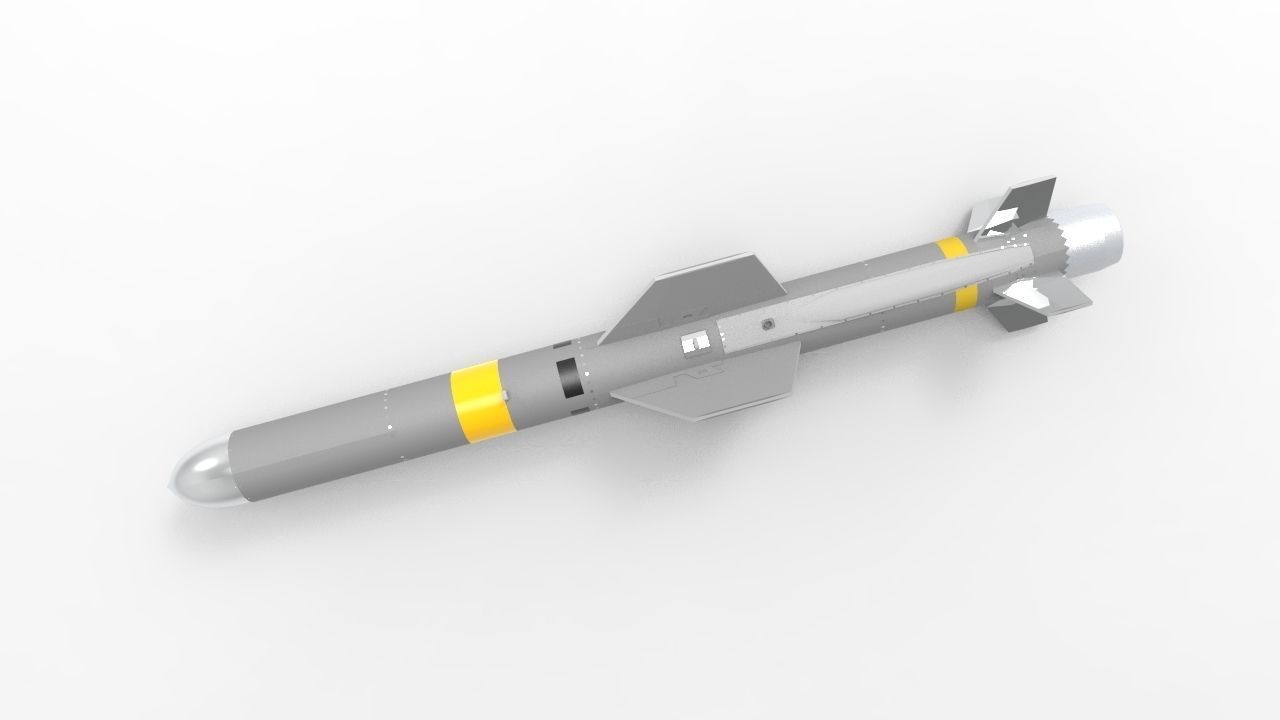 AGM-84 C Harpoon Anti-Ship Missile 3D print model_5