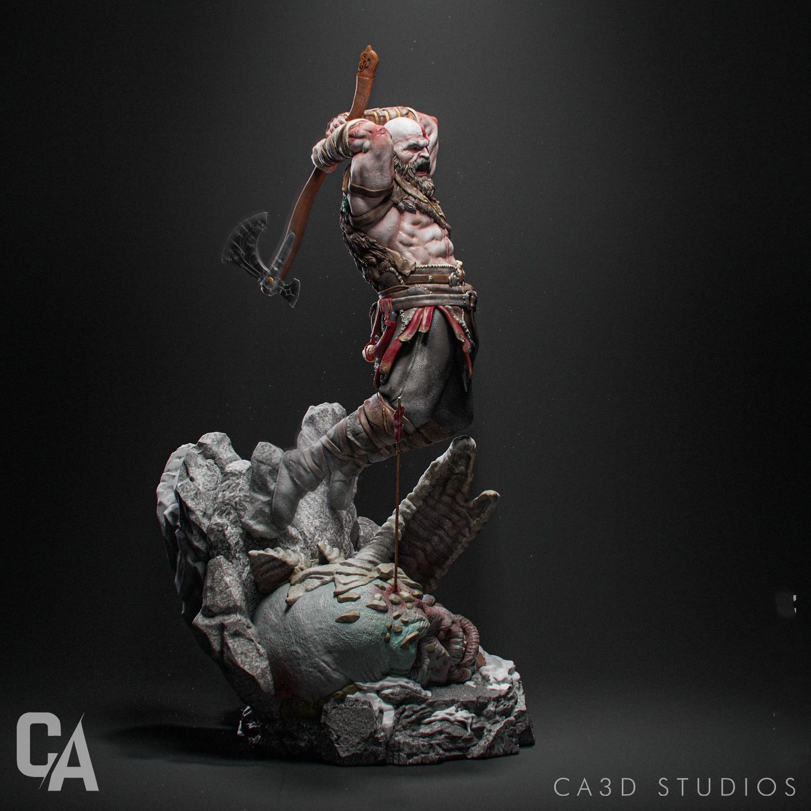 Kratos 3D Print 3D print model_3