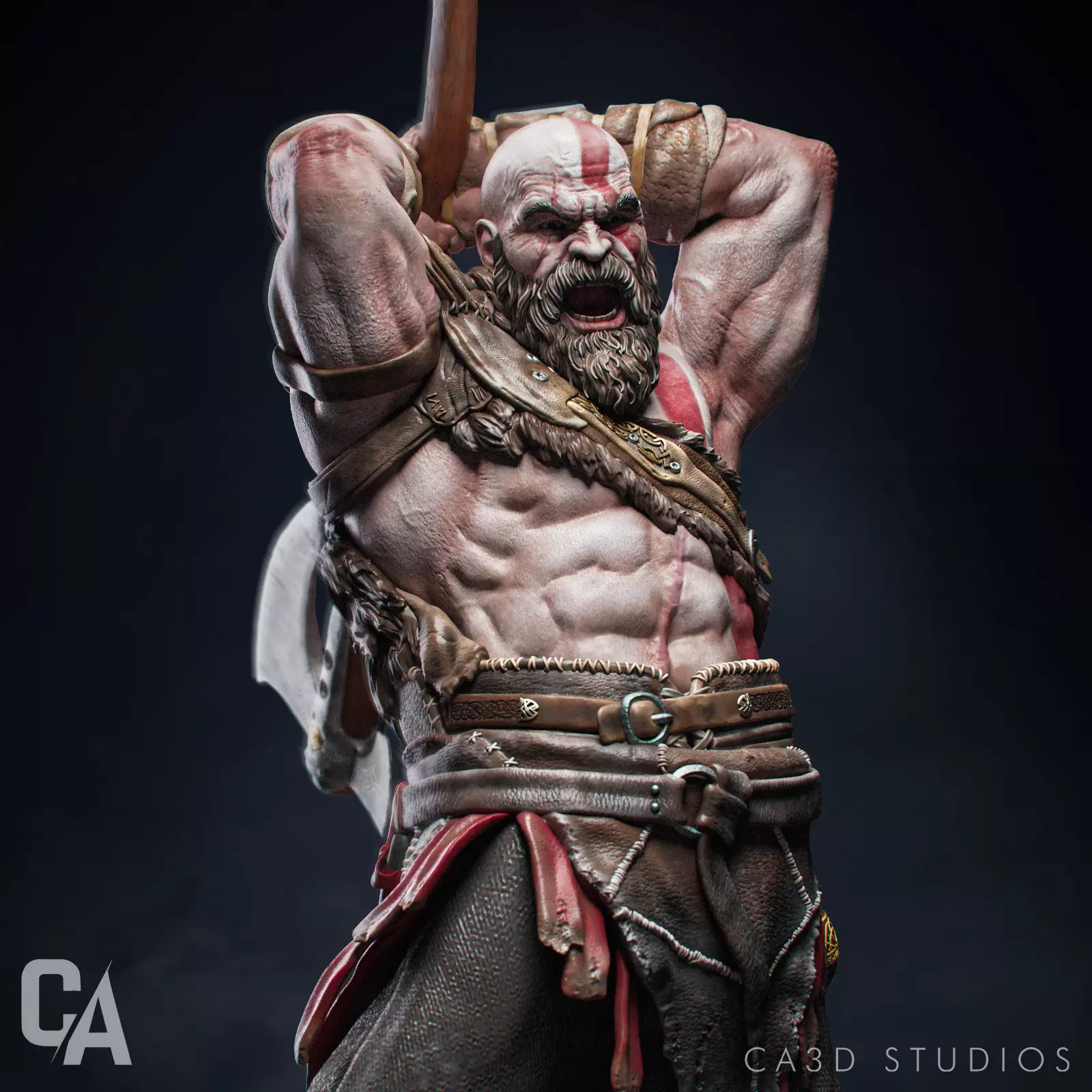 Kratos 3D Print 3D print model_0