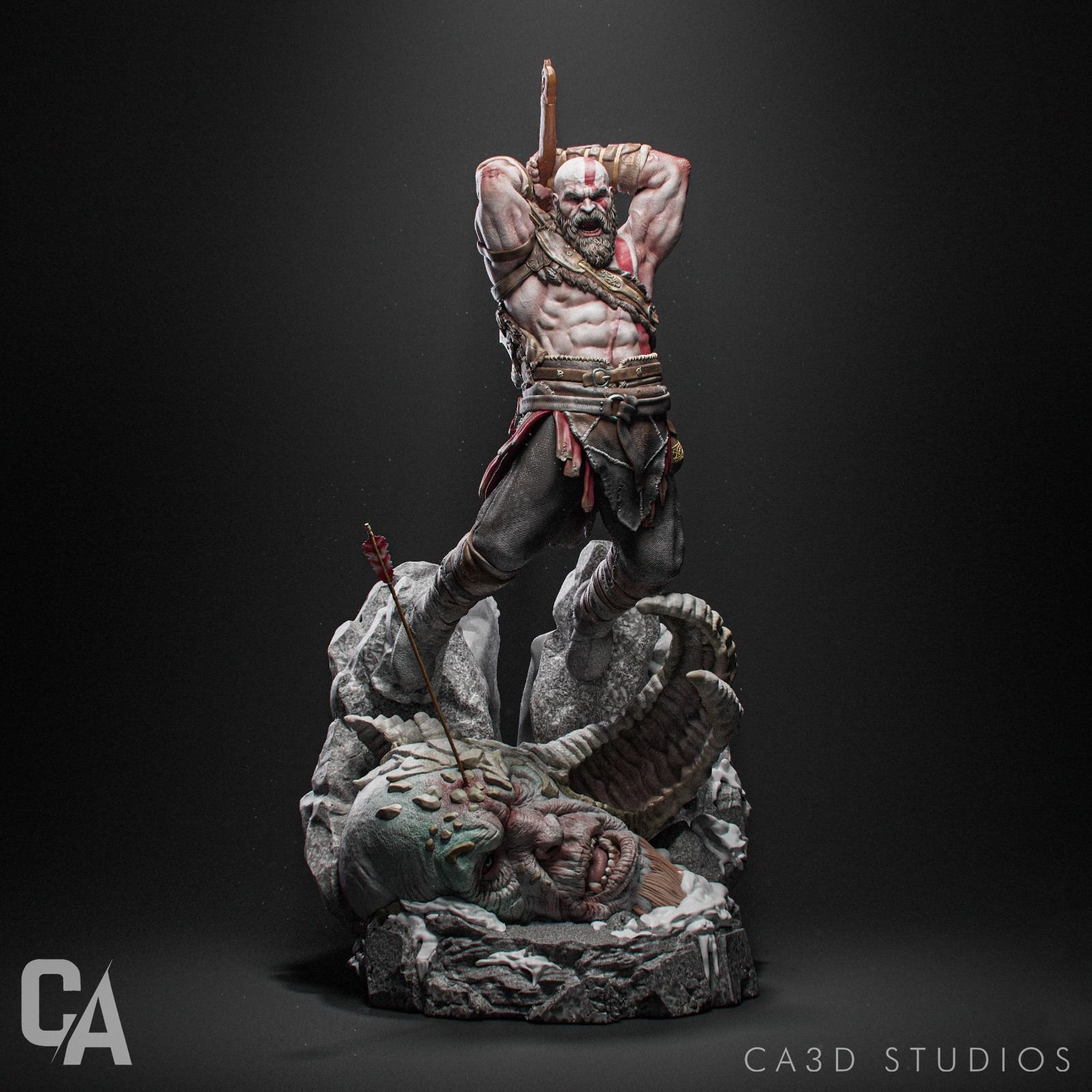 Kratos 3D Print 3D print model_2