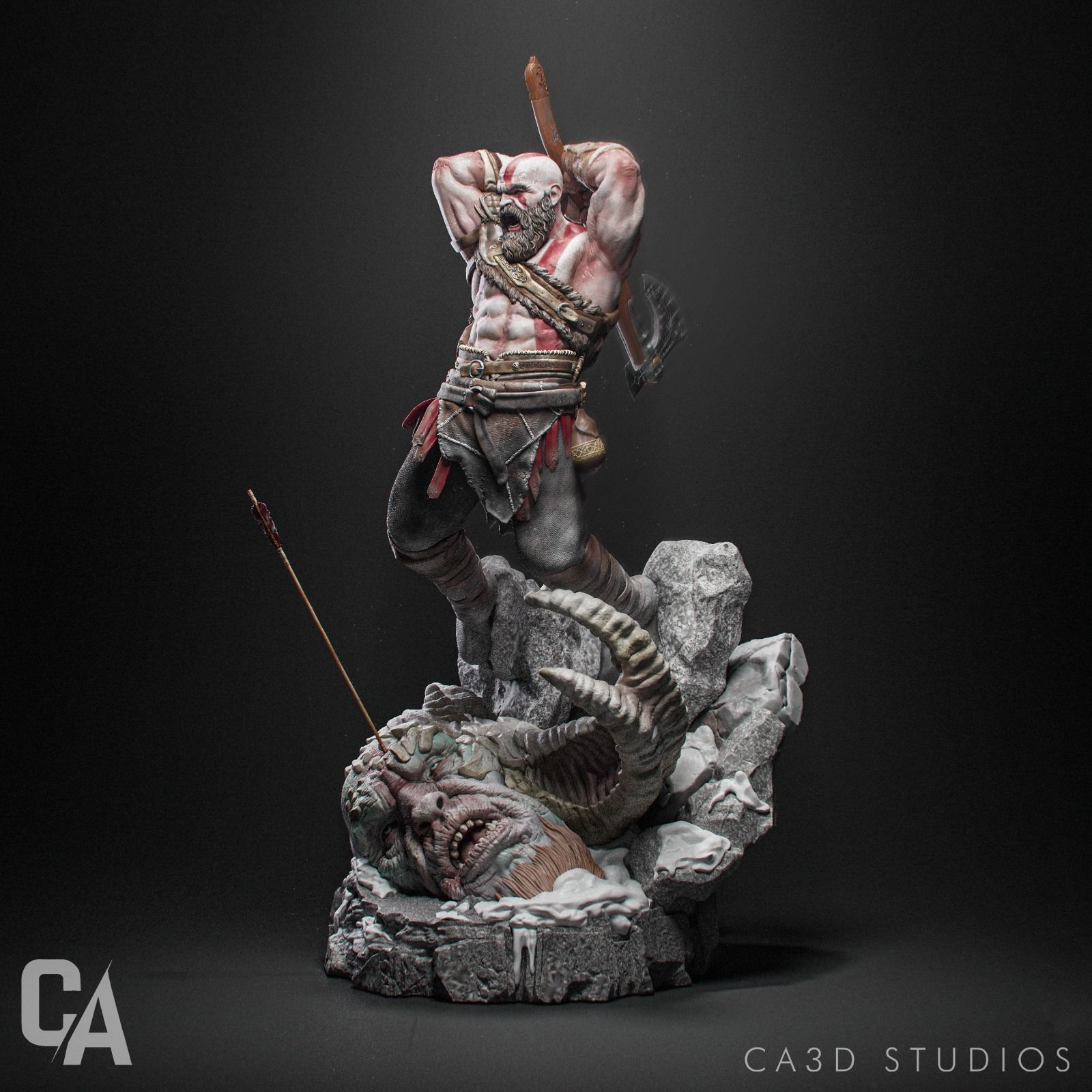Kratos 3D Print 3D print model_5