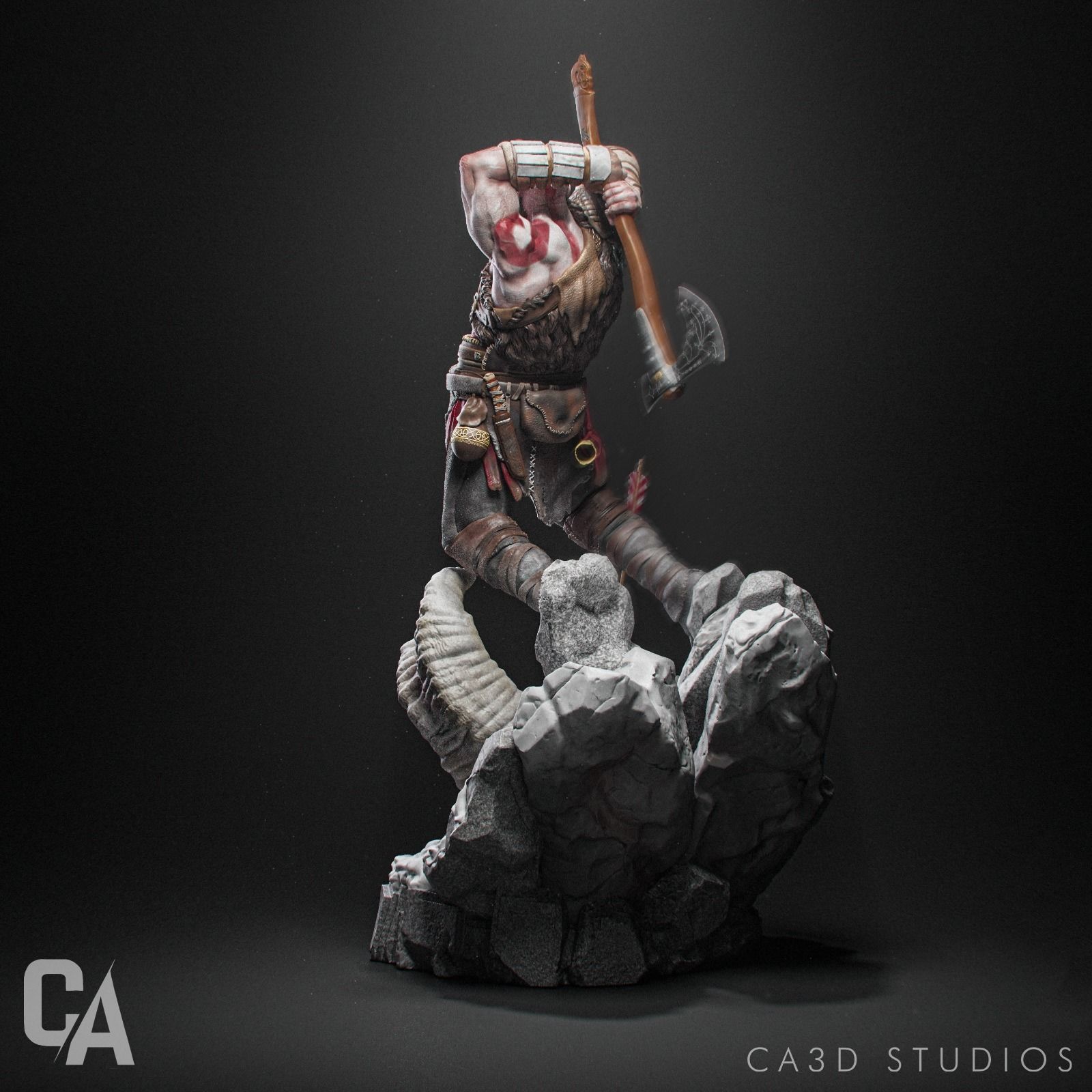 Kratos 3D Print 3D print model_4