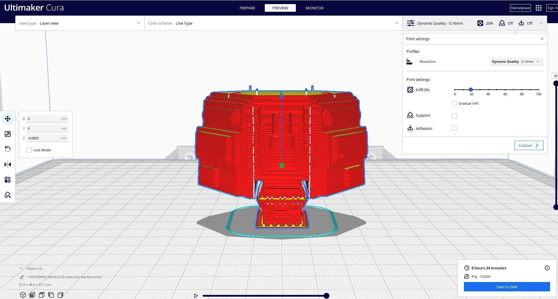 AN SLQ-32 electronic warfare 3D print model_1