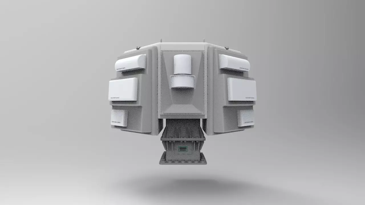 AN SLQ-32 electronic warfare 3D print model_0
