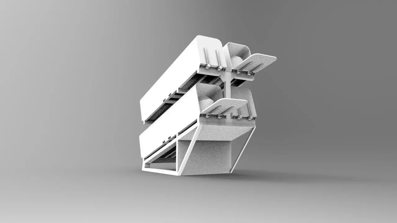 hypersonic missile launcher 3D print model_0