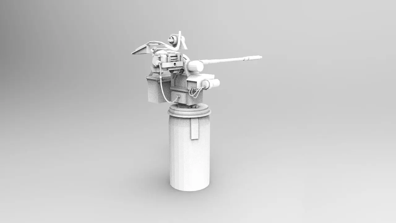 Machinegun Ship 3D print model_0