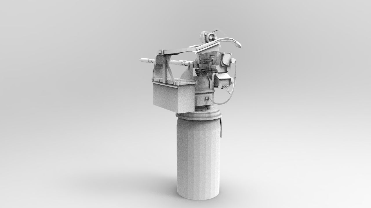 Machinegun Ship 3D print model_4