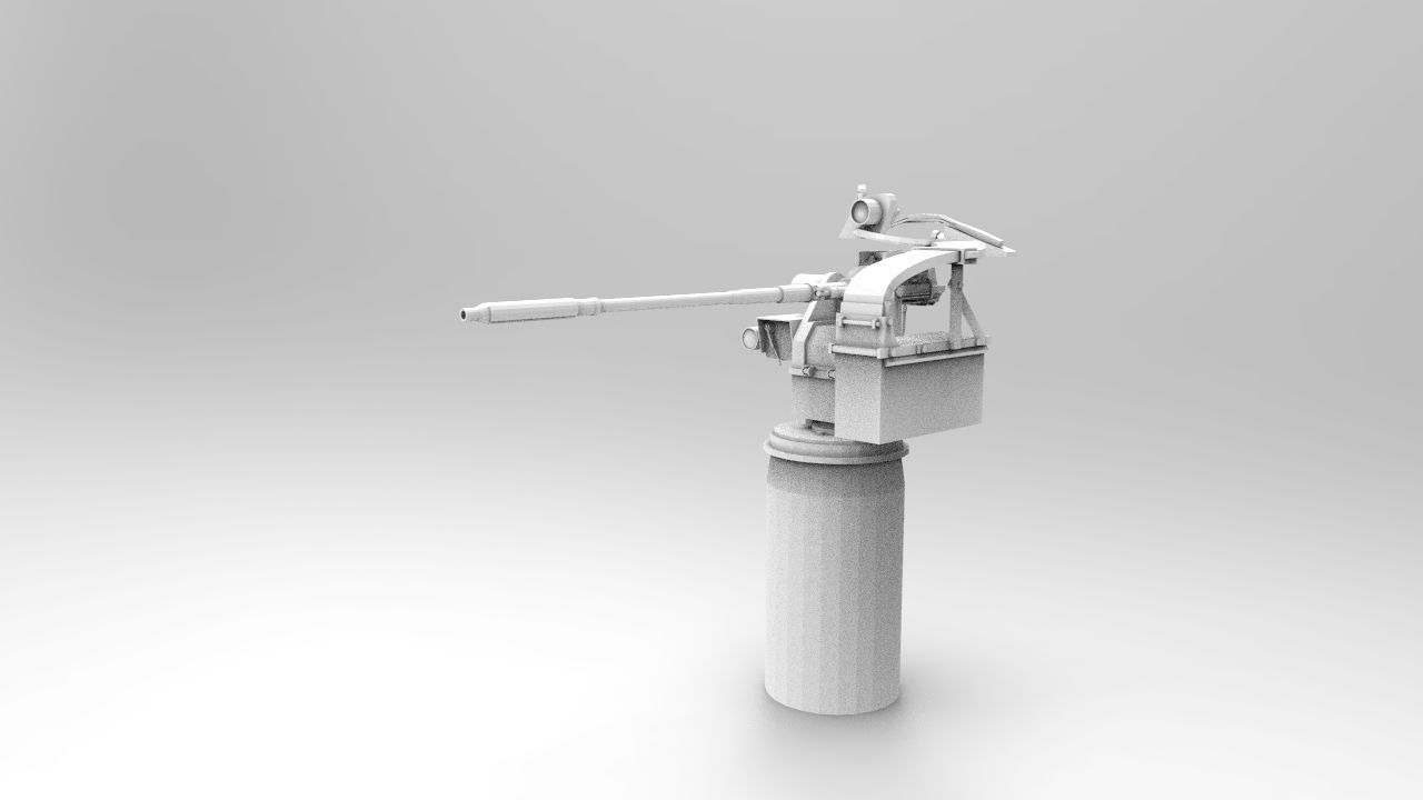 Machinegun Ship 3D print model_3