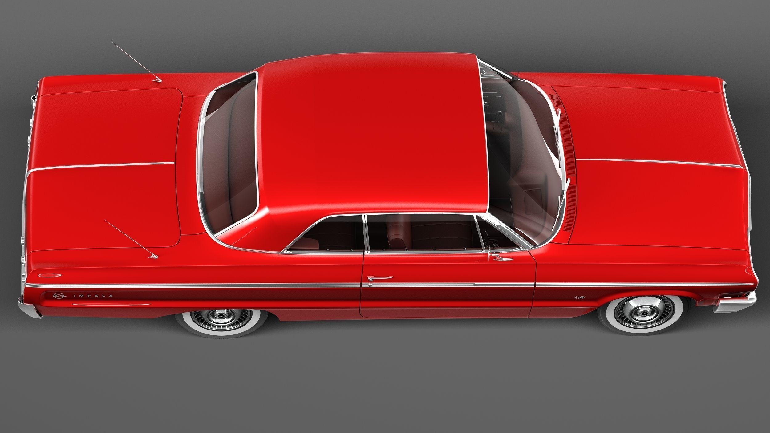 Chevrolet Impala Coupe 1964 3D model_7