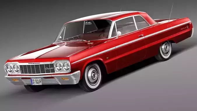 Chevrolet Impala Coupe 1964 3D model
