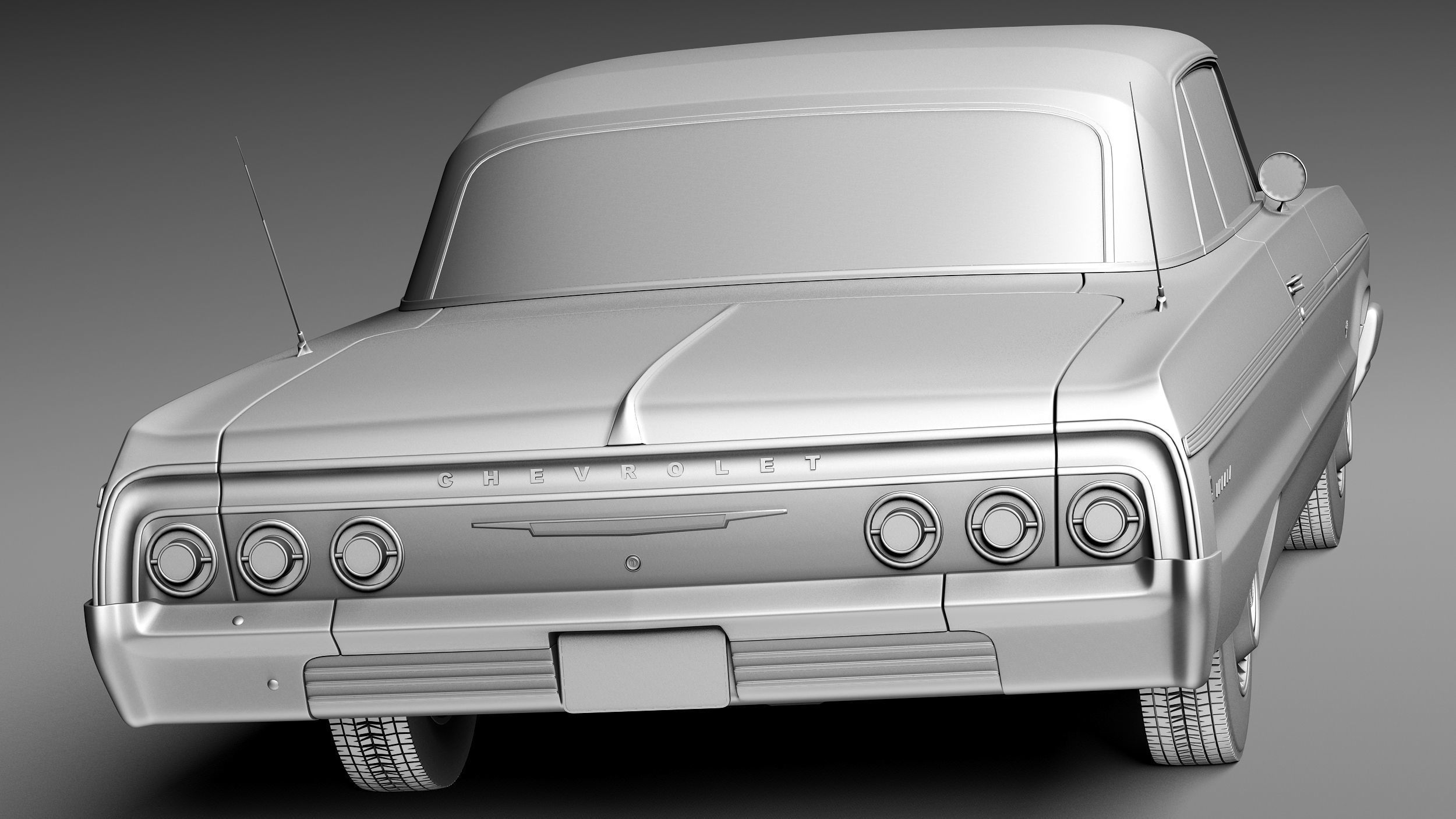 Chevrolet Impala Coupe 1964 3D model_13