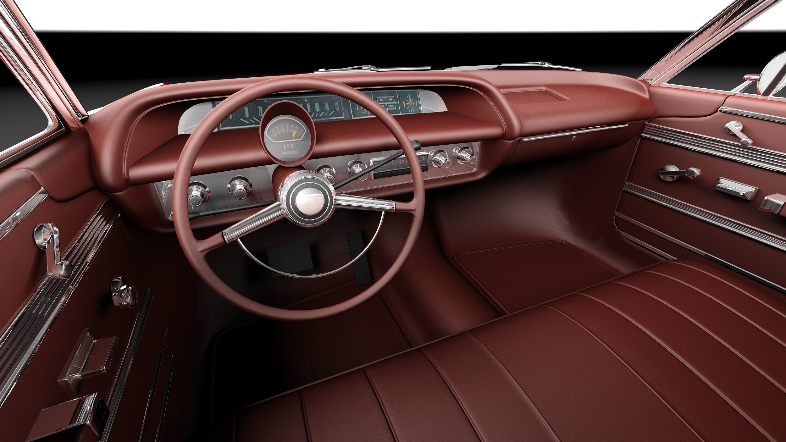 Chevrolet Impala Coupe 1964 3D model_16