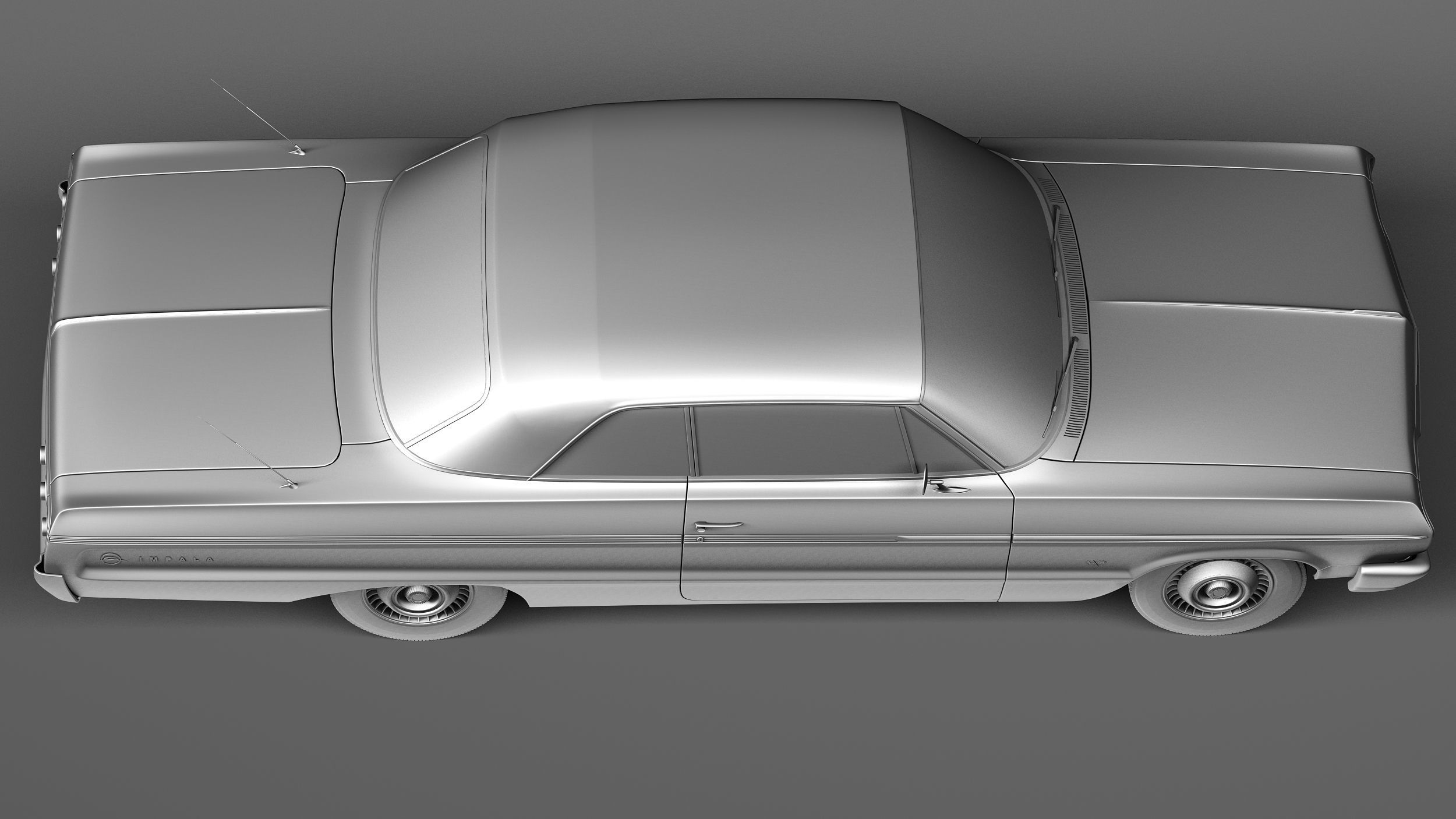 Chevrolet Impala Coupe 1964 3D model_15