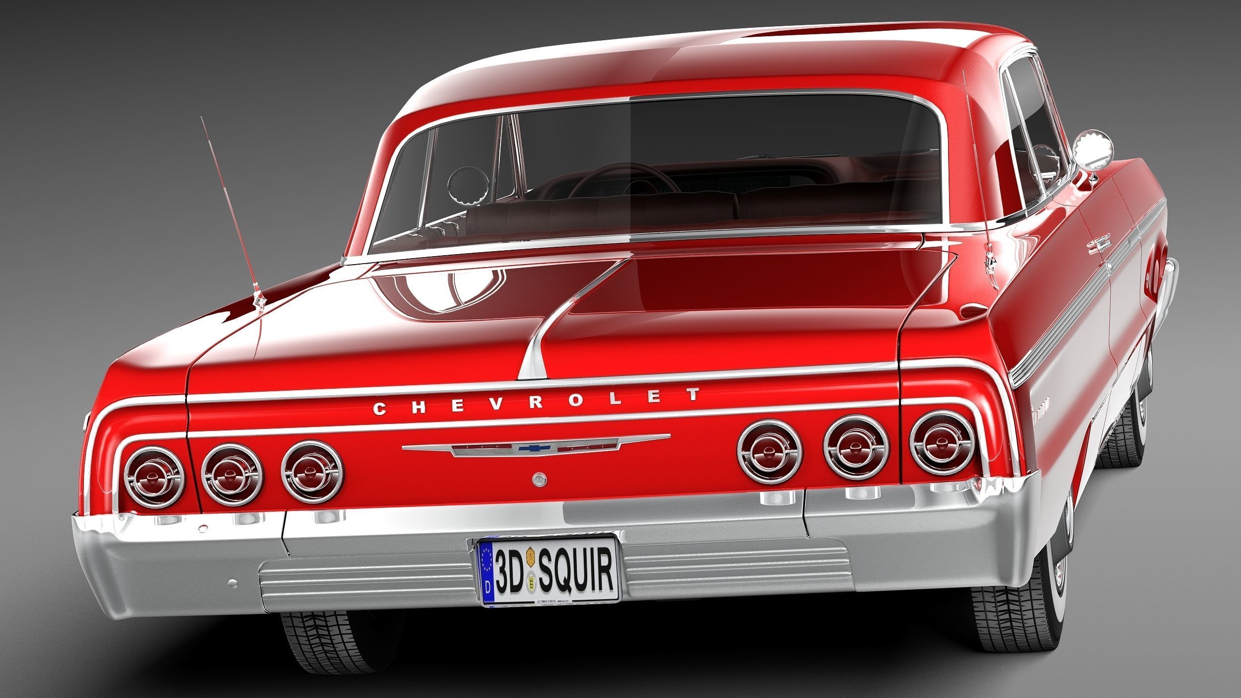 Chevrolet Impala Coupe 1964 3D model_5