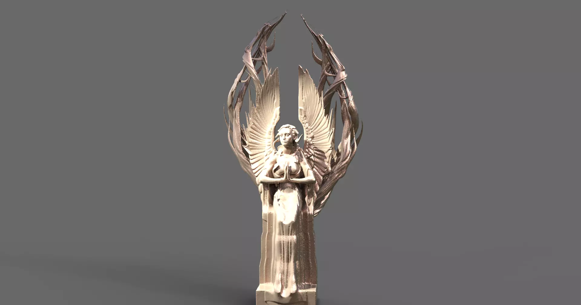 Celtic Angel 3D model_0