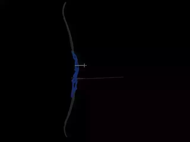 Recurve Bow 3D model