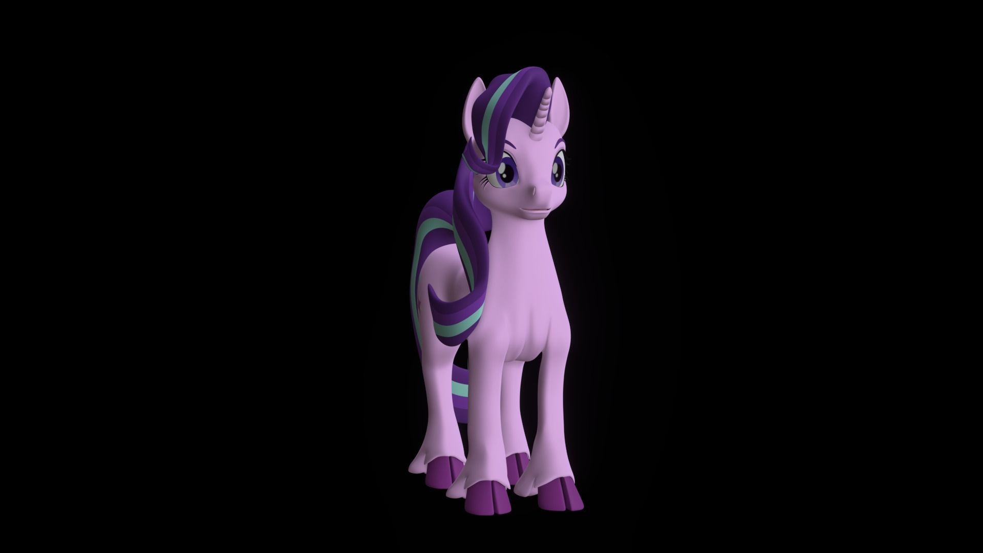 Starlight Glimmer Low-poly 3D model_11