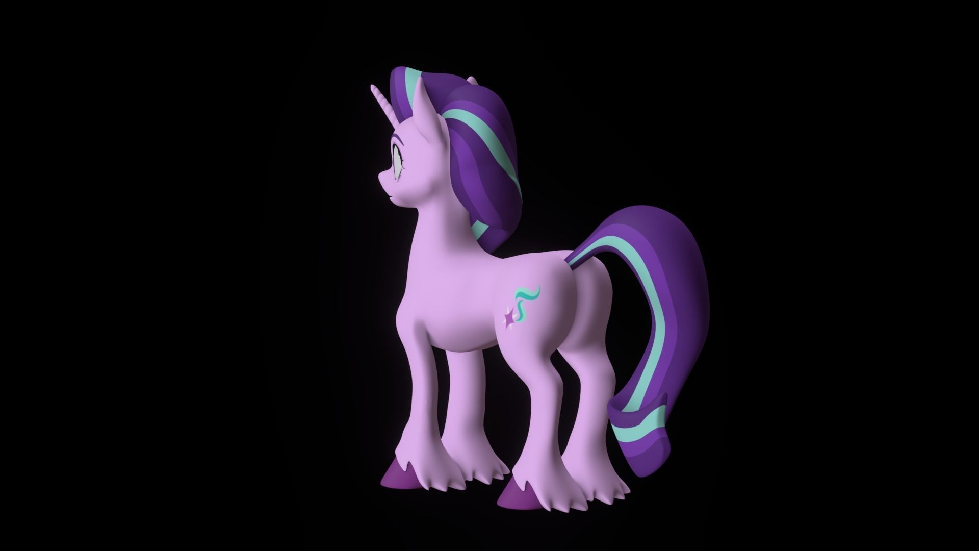 Starlight Glimmer Low-poly 3D model_19