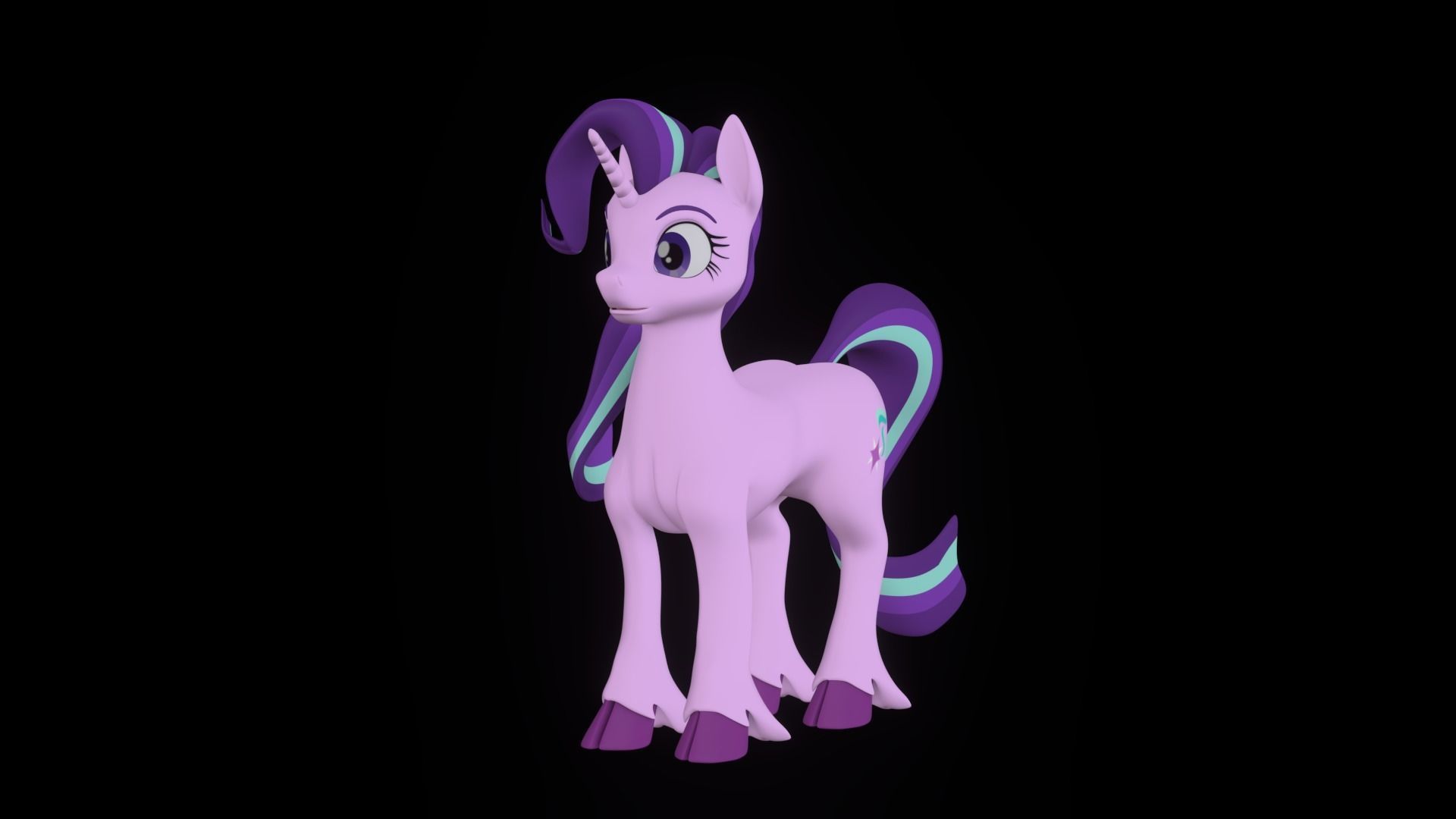 Starlight Glimmer Low-poly 3D model_25
