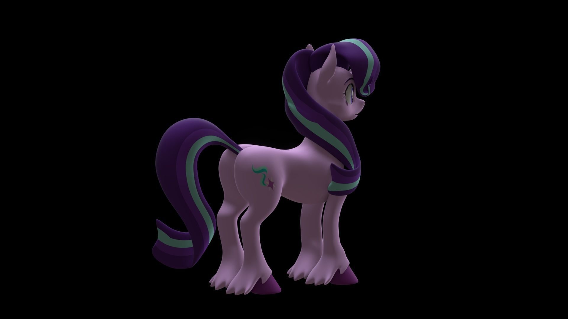 Starlight Glimmer Low-poly 3D model_15